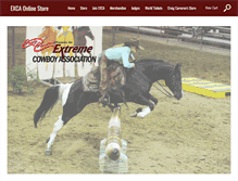 Tablet Screenshot of extremecowboyraces.com